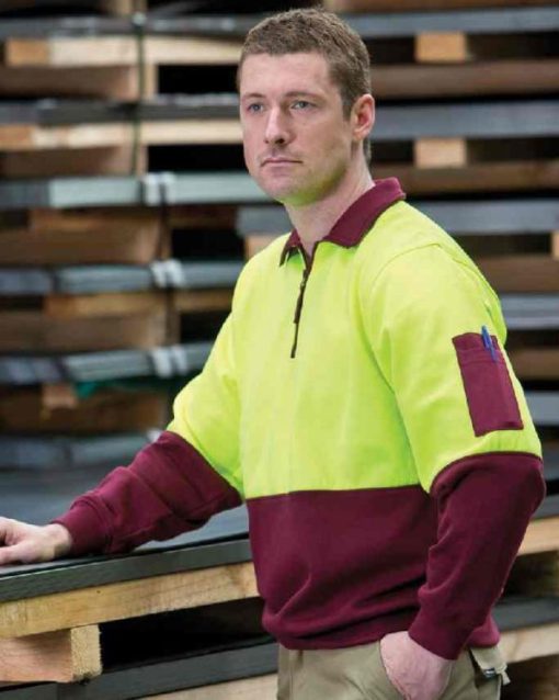 Hi Vis safety work jumper