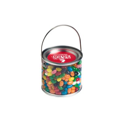 Promotional PVC Bucket Filled with Jelly Beans 400G 