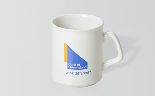 Branded Latte Coffee Mug