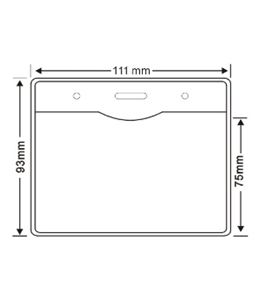 ID Card Holder for lanyard