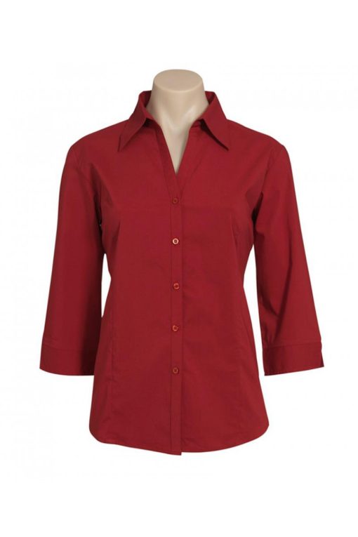 Ladies Metro Shirt 3/4 Sleeve LB7300