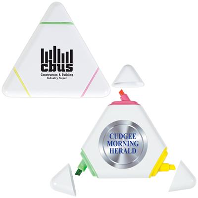 Branded Triangular Highlighter Marker