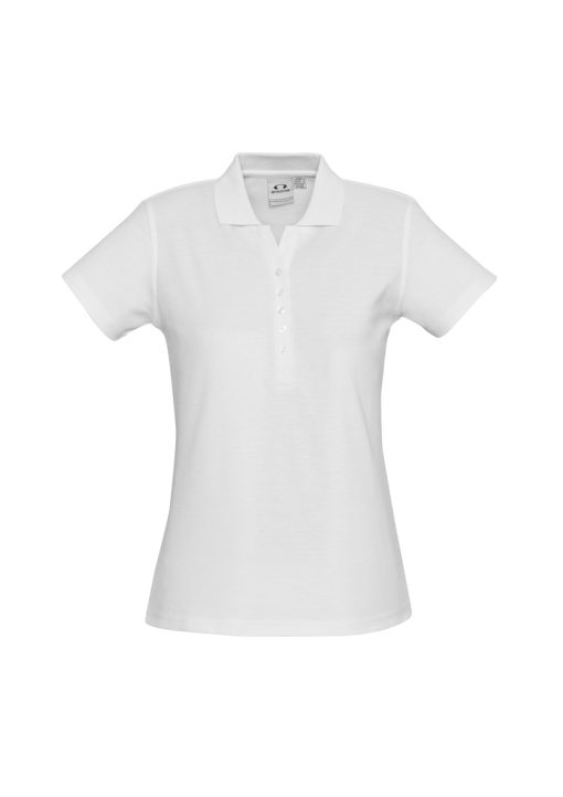 Ladies branded comfort polo shirt