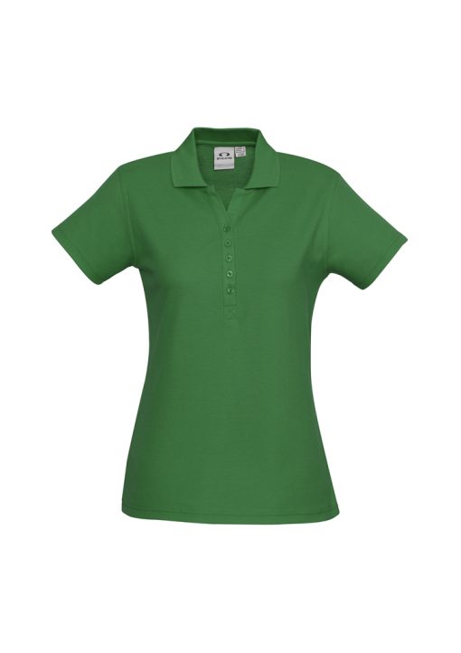 Ladies branded comfort polo shirt