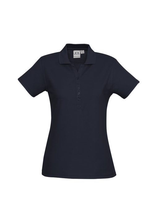 Ladies branded comfort polo shirt