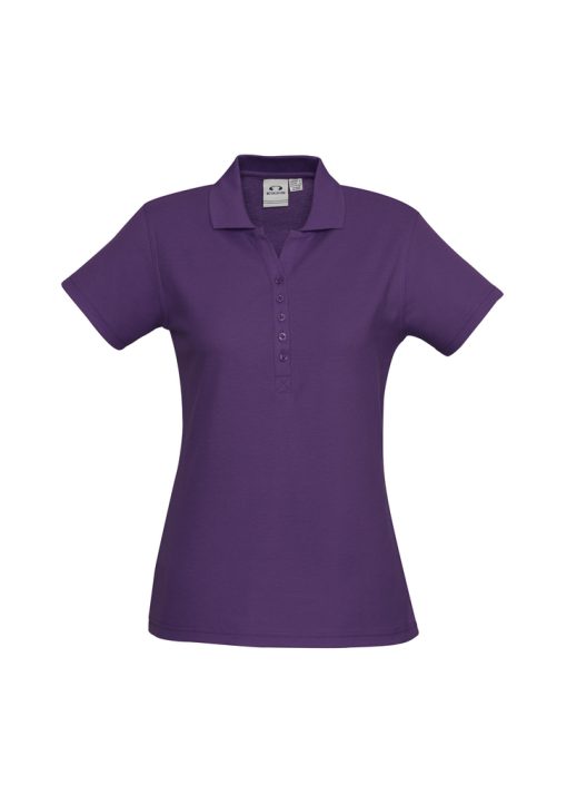 Ladies branded comfort polo shirt