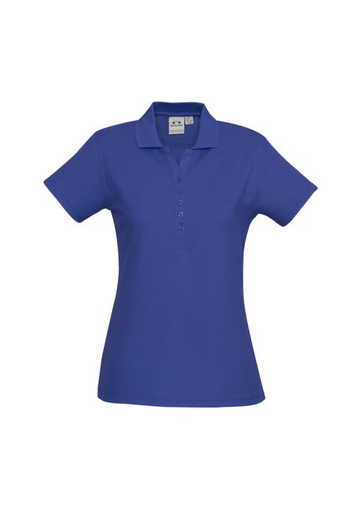 Ladies branded comfort polo shirt