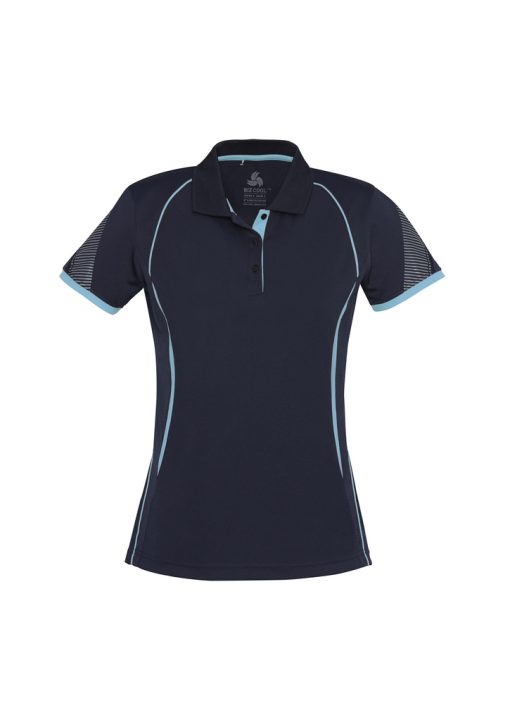 Ladies razor style polo shirt