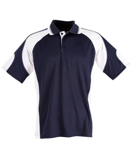 PS61 Kids Cool Dry Contrast Polo Shirt