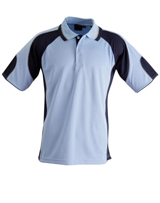 PS61 Kids Cool Dry Contrast Polo Shirt