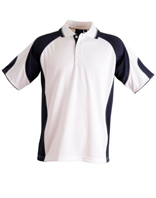 PS61 Kids Cool Dry Contrast Polo Shirt