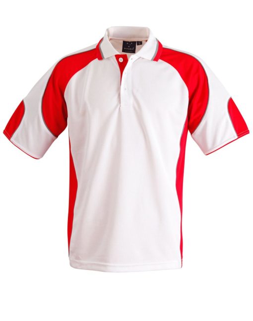 PS61 Kids Cool Dry Contrast Polo Shirt