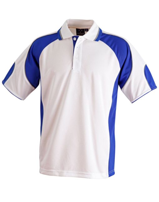 PS61 Kids Cool Dry Contrast Polo Shirt