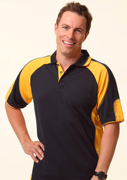 P61 Men's Cool Dry Contrast Polo