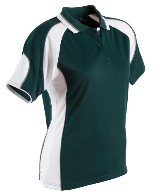 Ladies Cool Dry Contrast Polo shirt