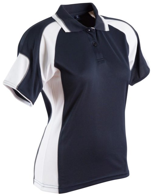 Ladies Cool Dry Contrast Polo shirt