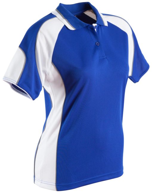 Ladies Cool Dry Contrast Polo shirt