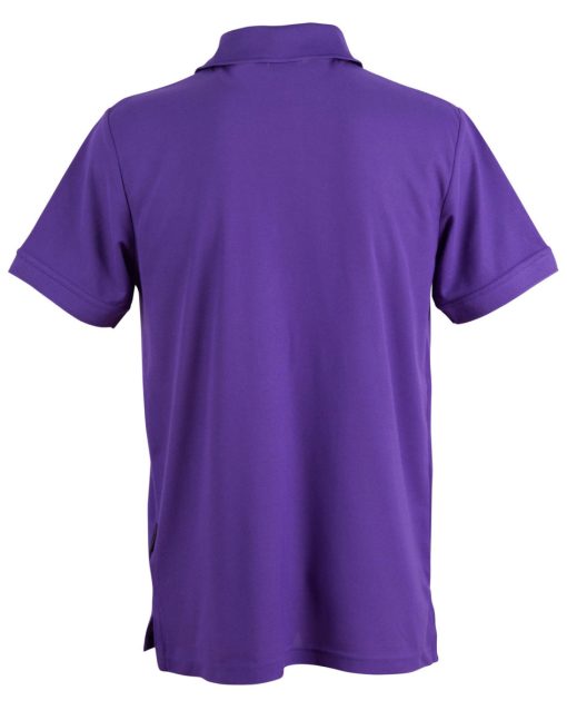 Men's Plain Polo Shirt Purple