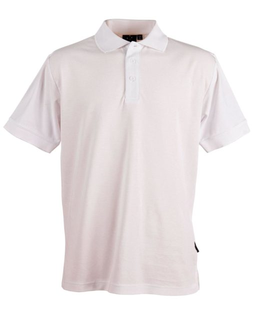 Men's Plain Polo Shirt White