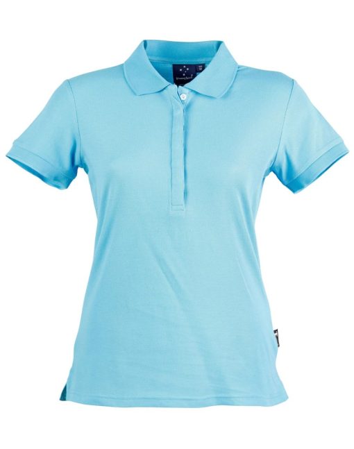 Ladies Plain Polo Shirt Blue