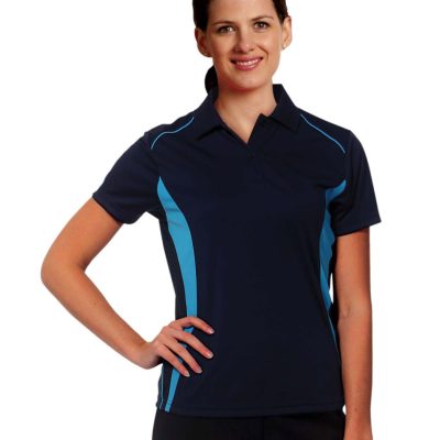 Ladies Cool Dry Panel Polo Shirt PS80