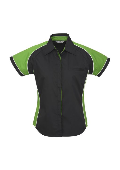 s10122 ladies Nitro Business shirt black green