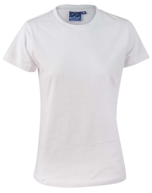 Women's cotton tee shirt white