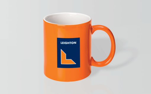 Custom branded coffee mugs