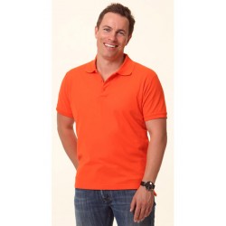 Men's Cotton Polo True dry solid colour cotton